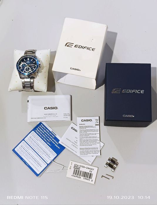 Zegarek męski Casio Edifice EFV-570 D - 2AVUEF