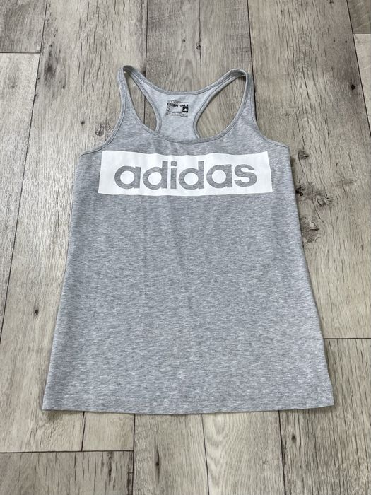 Adidas Essentials climalite майка S размер женская спортивная с принтом