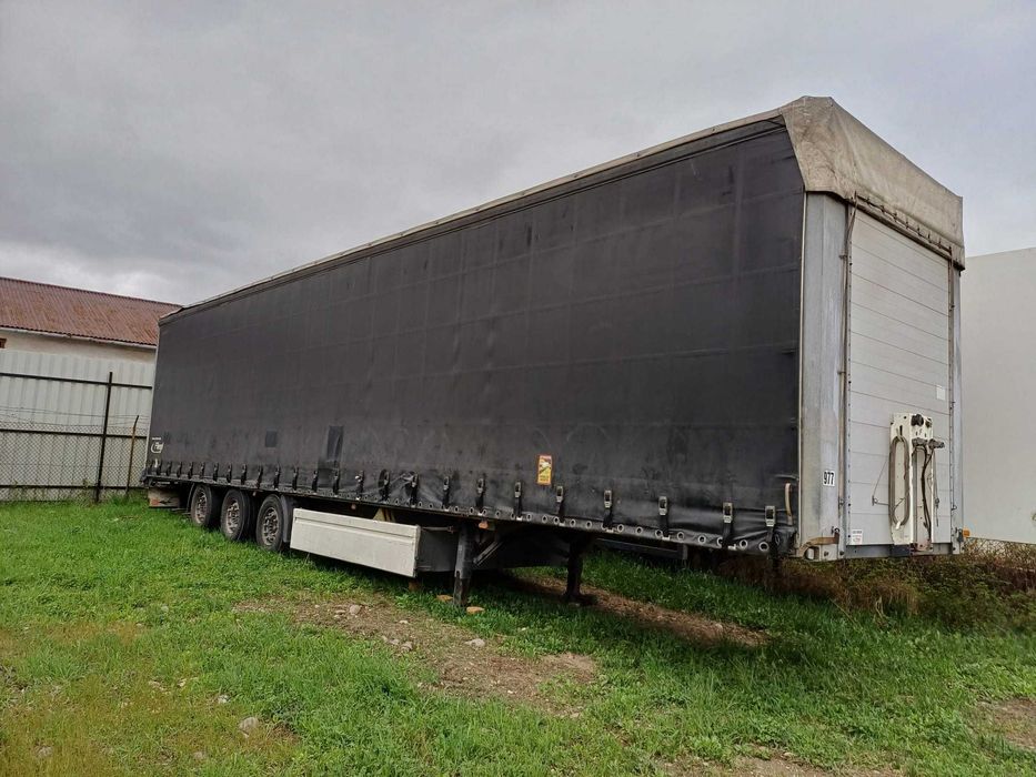 Fliegl MEGA/Low deck/Firanka/Mulda do stali 7m/paleciara/podnoszony dach/2012