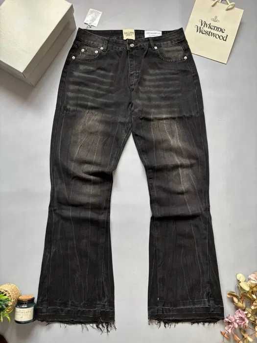 ‼️ БЕЗ ПЕРЕДОПЛАТИ ‼️Gallery Dept Flared Jeans чорні джинси кльош / Галері Депт