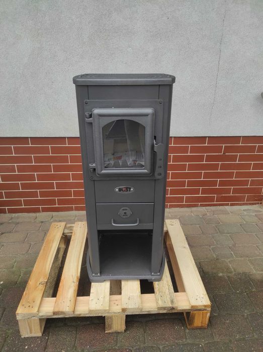 Piec stalowy kominek wolnostojący BLIST Ekonomik Lux / BERNA LUX 5,3 kW