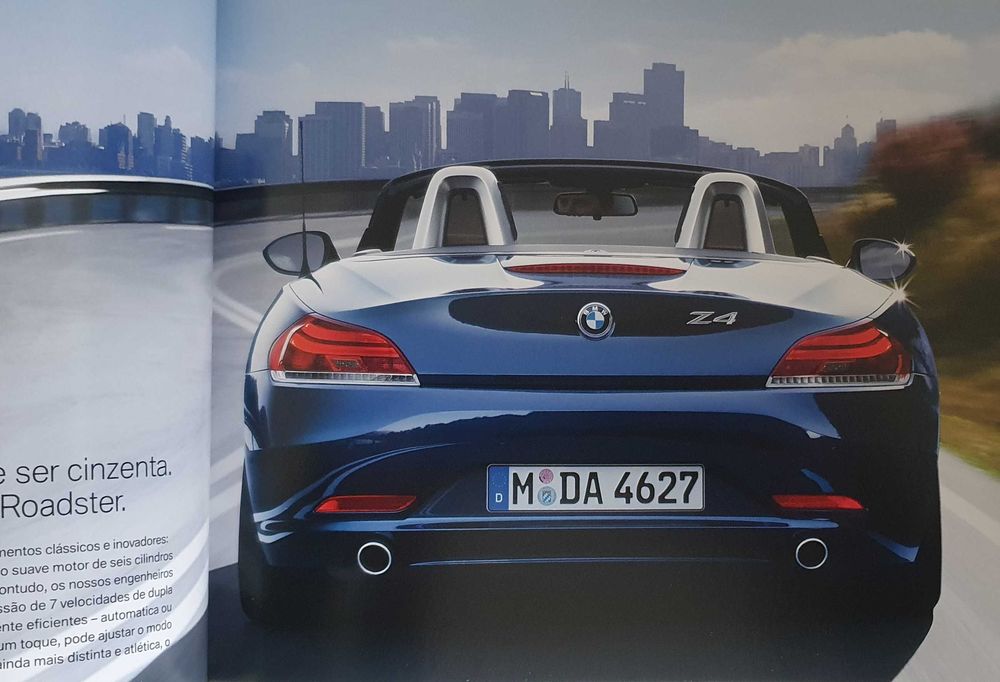Catálogo do automóvel BMW Z4 - original - Anos 2008/2009