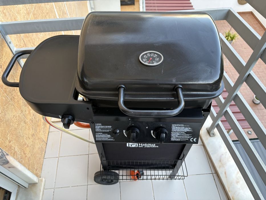 Grelhador / Barbecue a Gás Habitat + bico Lateral