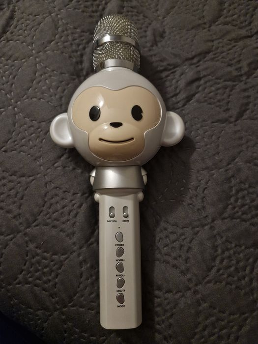 Mikrofon dla dzieci bezprzewodowy małpka