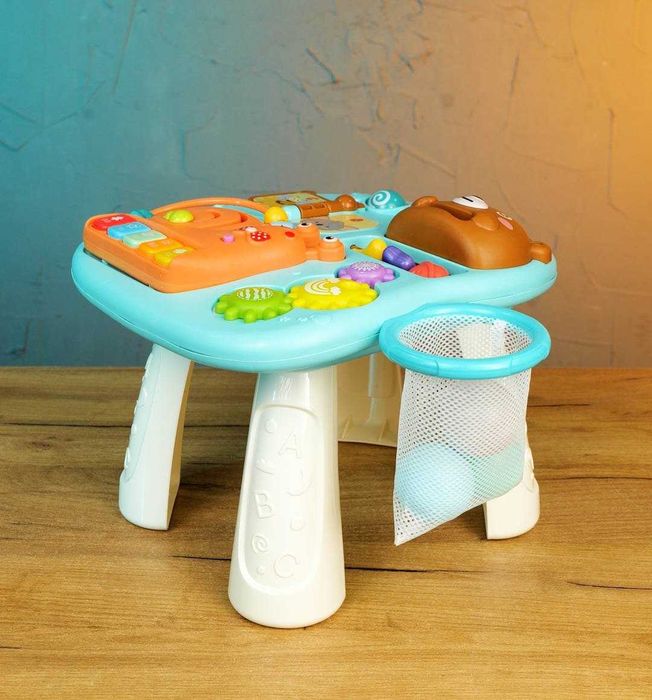 Ходунки-каталка та інтерактивний розвиваючий столик-бізіборд 3 в 1