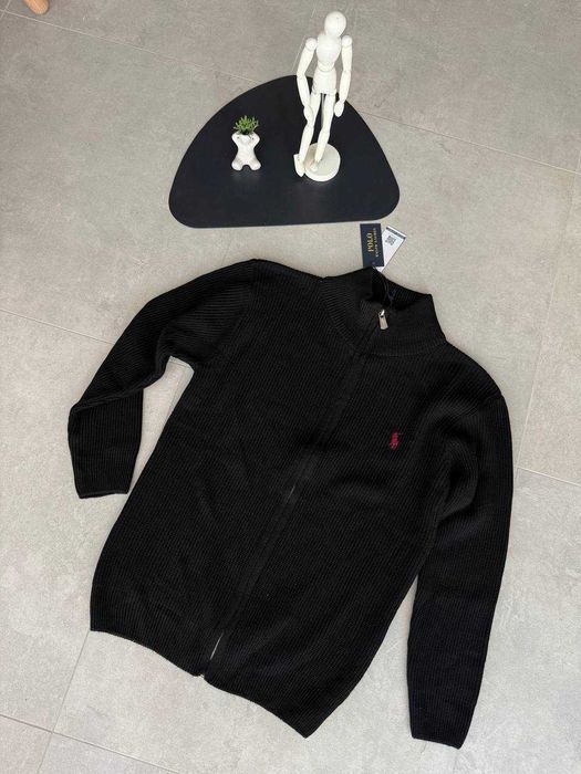 свитр кофта кардиган Вʼязана Polo Ralph Lauren зип zip old MONEY