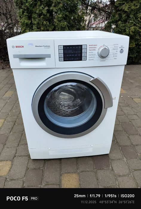 Пральна стиральная машина з сушкою Bosch 7/4 kg
