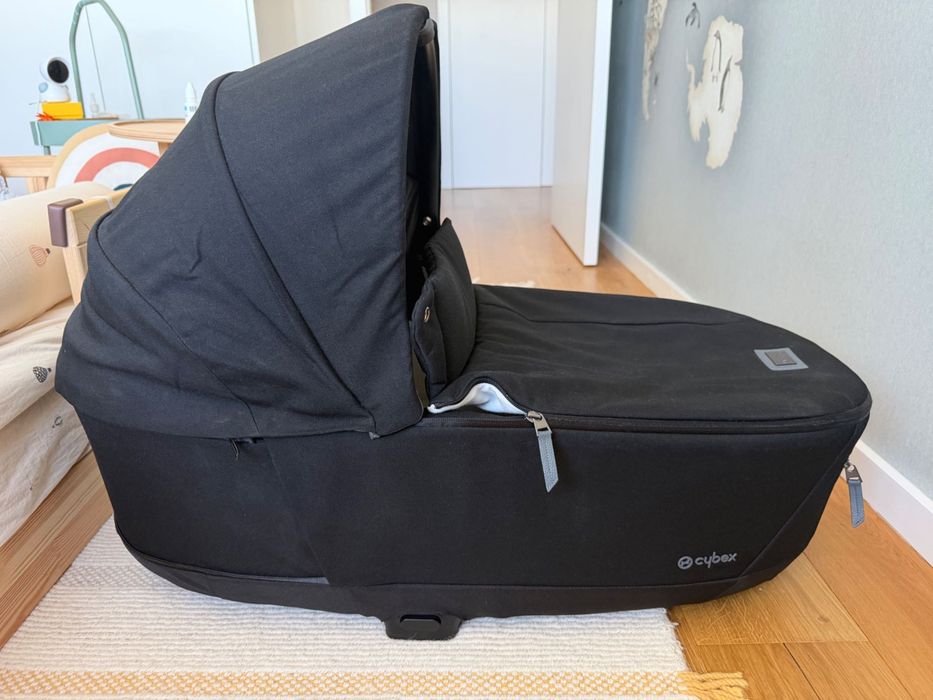 Alcofa Cybex Priam + capa de chuva original