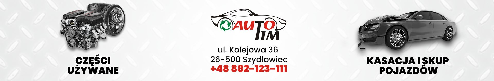 Auto Tim Stacja Demontażu Pojazdów - GWARANCJA top banner