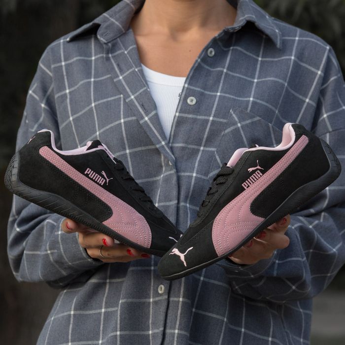 Кросівки Puma Speedcat Black/Pink premium | Кроссовки жіночі
