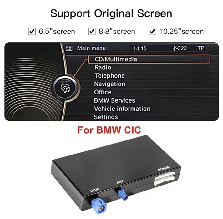 ‼️ CarPlay BMW ‼️ NBT CIC 1 2 3 4 5 7 cepiï F22 F10 FO1 FO2 X3 X4 X5 X