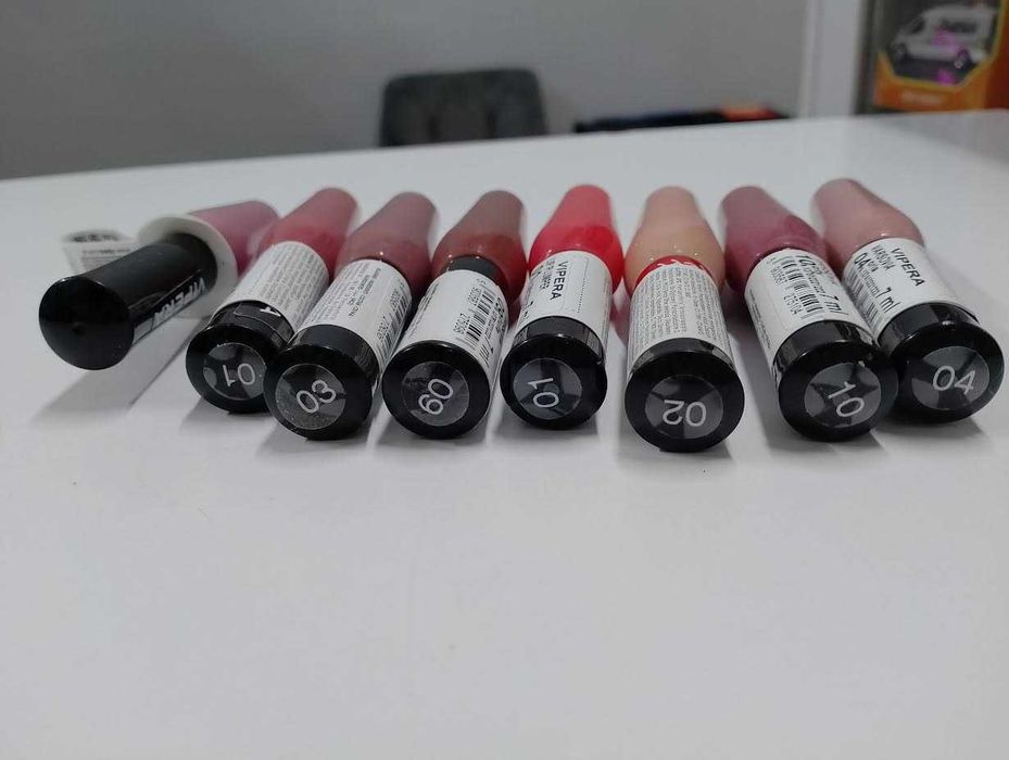 Błyszczyki do ust Vipera, różne rodzaje 7 ml