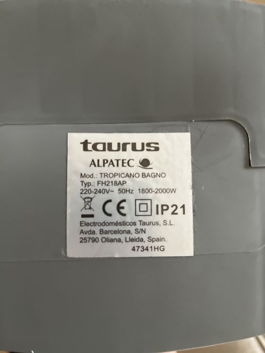 Termoventilador taurus