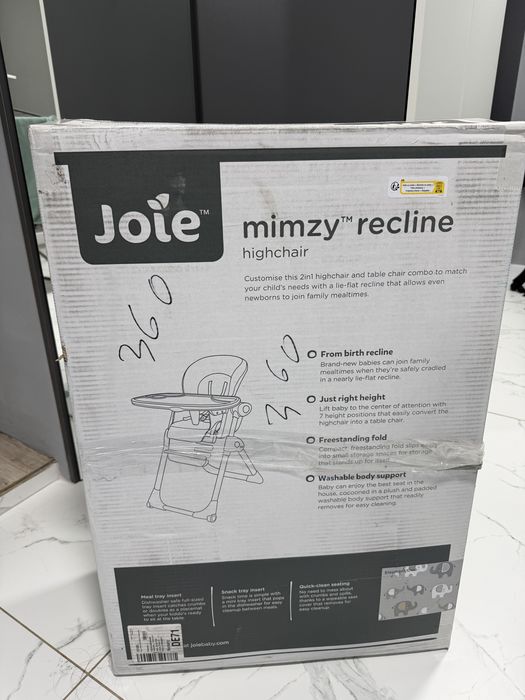 Стільчик для годування Joie Mimzy Recline Highchair
