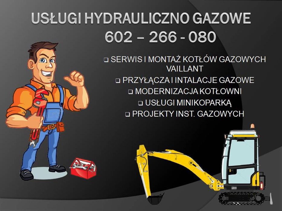 Usługi gazowe i hydrauliczne, montaż i serwis Vaillant ,saunie Duvall