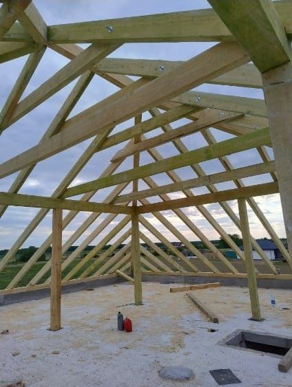 Więźba dachowa, krokwie, kantówki ,łaty, deski-Tartak