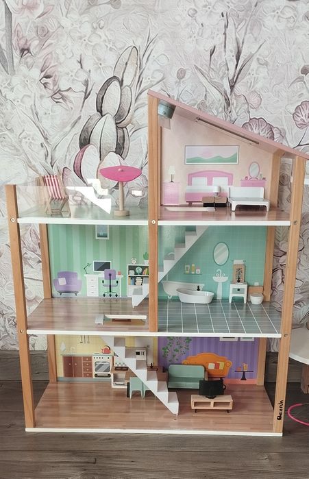 Drewniany domek dla lalek. ODBIÓR OSOBISTY!!!