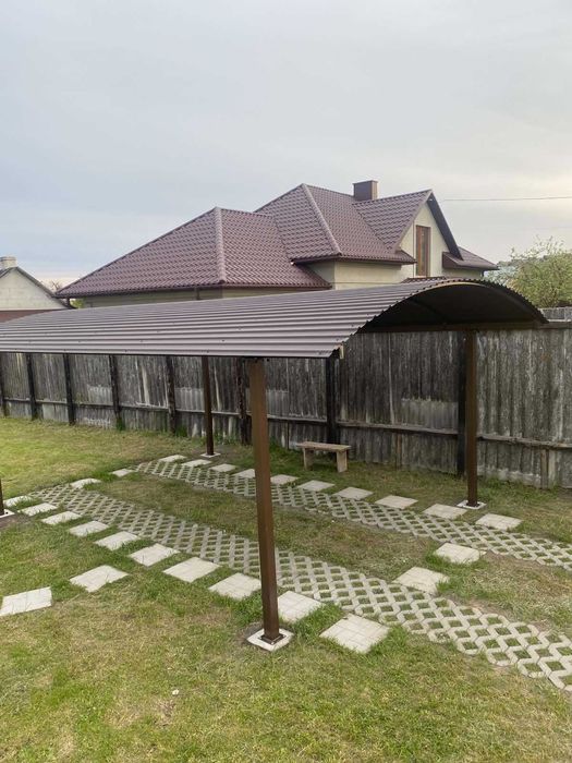 Навес для дома, Комплект навеса собери сам, Автонавес, Каркас навеса