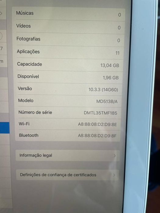 Apple iPad 16GB, 4a geração - Wifi - Branco