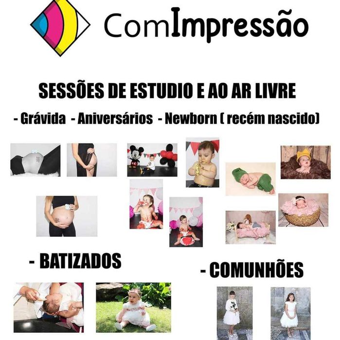 Sessões fotográficas Natal! Batizados, comunhões e outras sessões