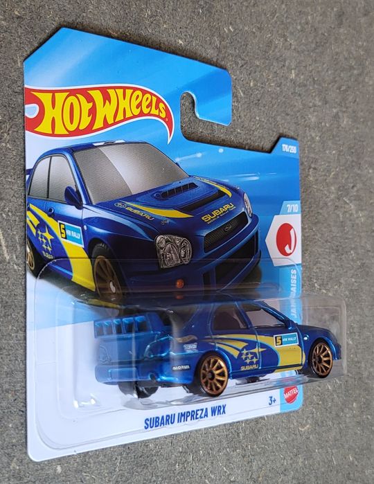 Hot Wheels Subaru Impreza WRX niebieska