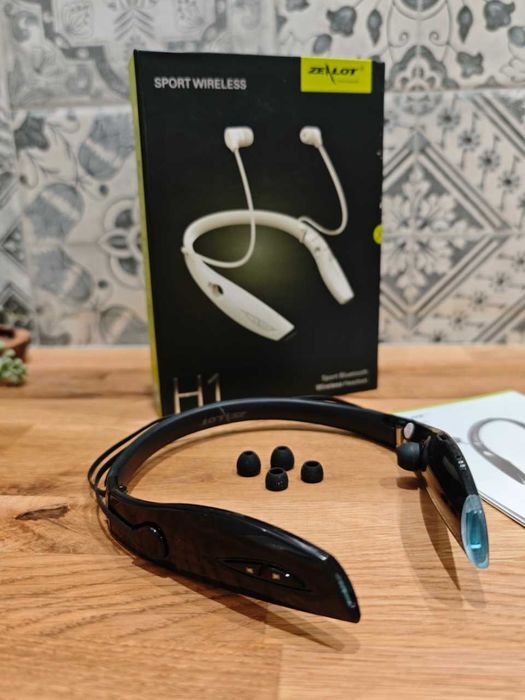 Słuchawki sportowe Zealot H1 Bluetooth Składane z mikrofonem Czarne