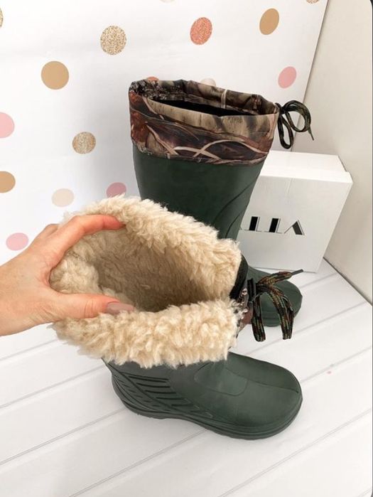 Хит!Мужские сапоги 41 до 46р/чоботи/галоши/пена/дутики/рибалка/охота