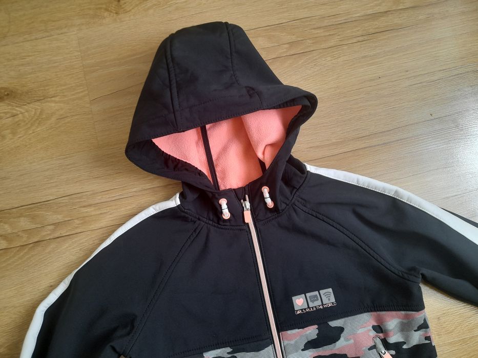 Kurtka softshell dla dziewczynki 146