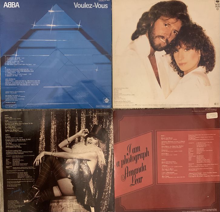 Винил/ пластинка Amanda Lear, Barbra Strisand, ABBA