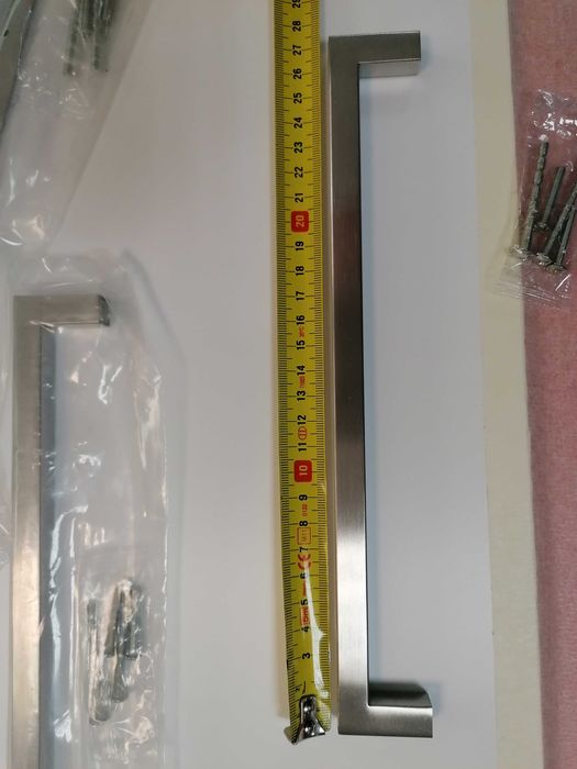 Puxadores inox quadrados