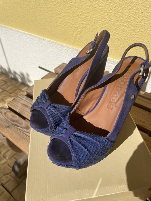 Sandalias Cubanas azuis