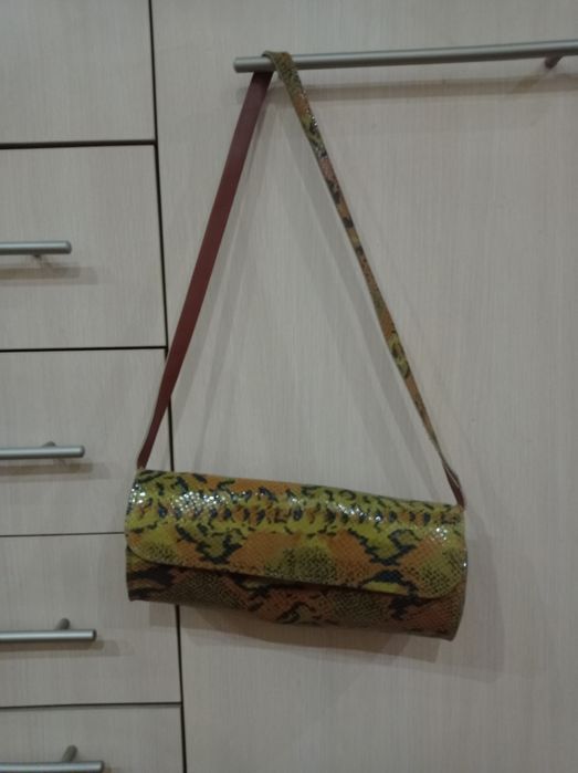 Клатч сумка бочонок