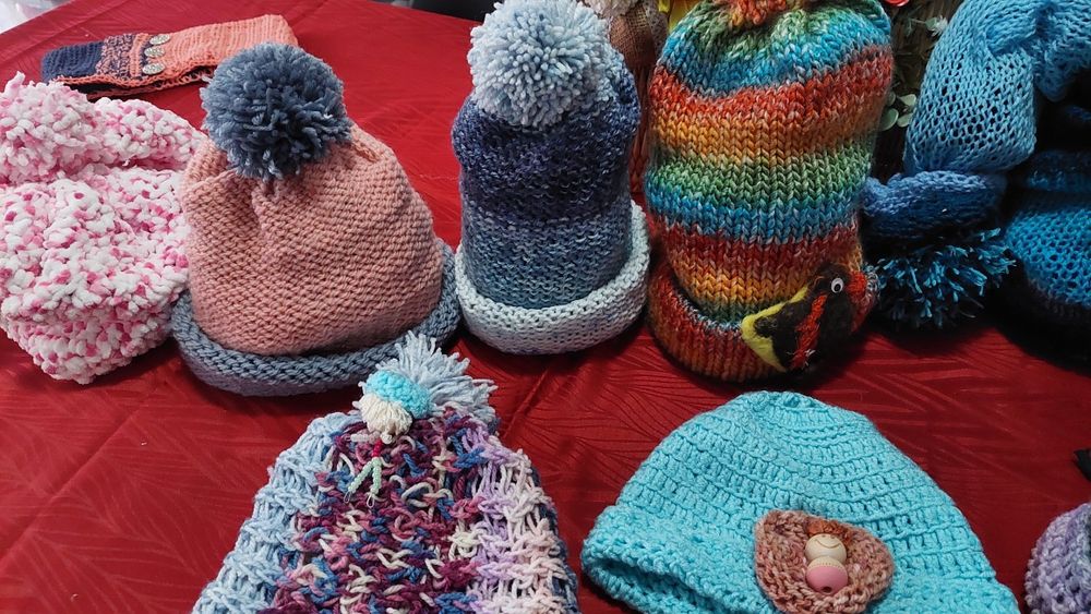Gorros Artesanais em Tricô