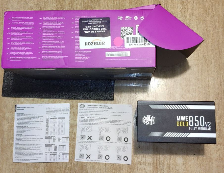 Блок живлення CoolerMaster 850W (MPE-8501-AFAAG)