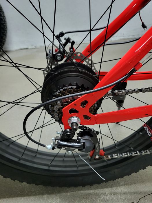 Rower elektryczny Fat Bike + dodatkowe 2 koła! Stan bdb