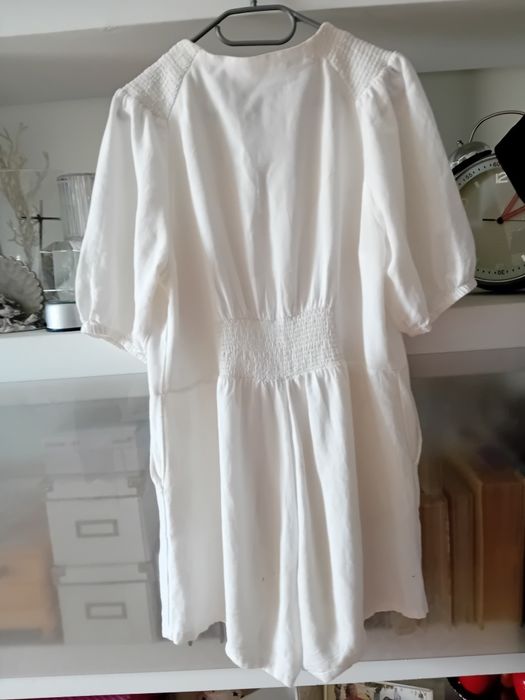 biały lniany kombinezon marki Accessorize  London  xl