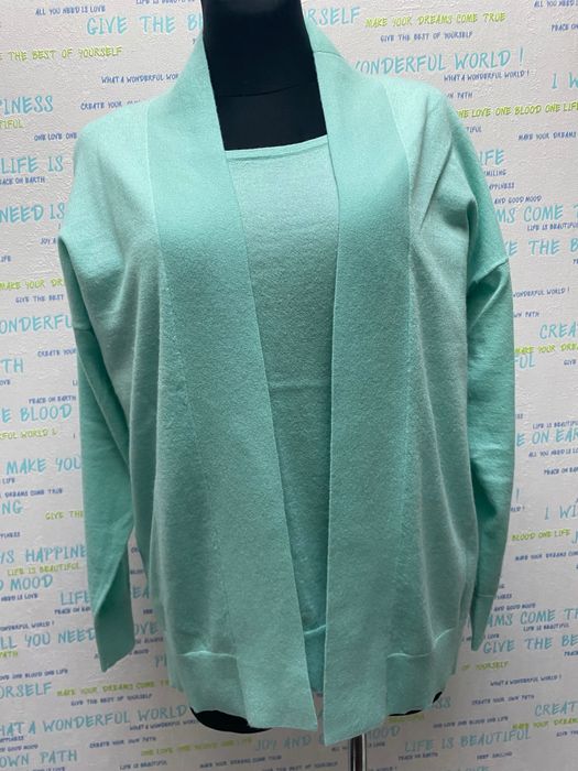 100% cashmere набір - двійка топ та кардиган. Розмір L -XL
