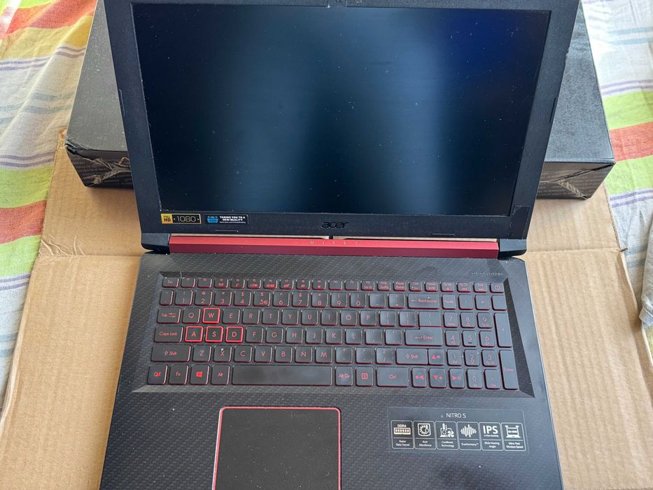 Acer Nitro 5 Intel Core i7 8750H, RAM 16GB DDR4, GTX1050, dysk SSD 1TB. Windows 11