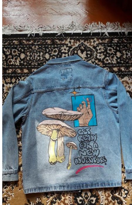 Джинсовая рубашка zara