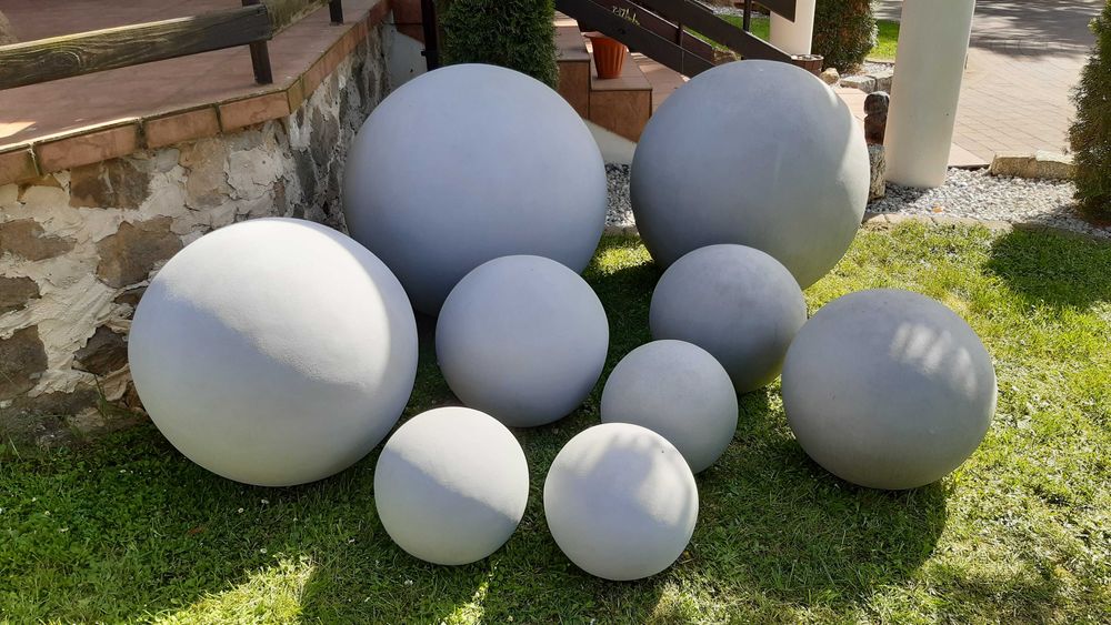 Kula betonowa lekka kula betonowa ogrodowa 80cm śr