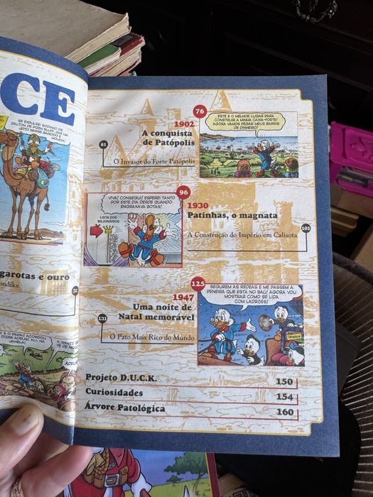 2 livros novos Anos de Ouro Tio Patinhas