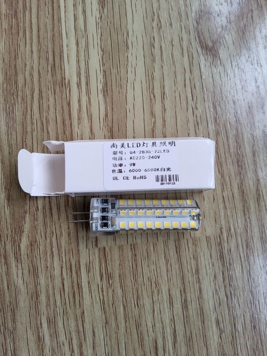Светодиодная лампа, цоколь G4, 5W, 7W, 9W, AC220