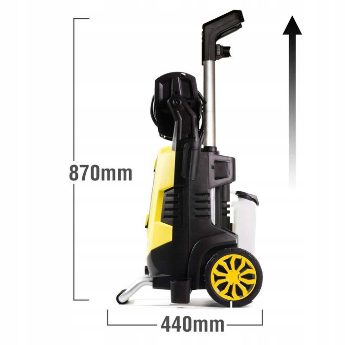 Мийка високого тиску Riwall 2500W. Чехія. Насос ЛАТУНЬ. БЕЗЩІТКОВИЙ двигун. Мойка. Керхер