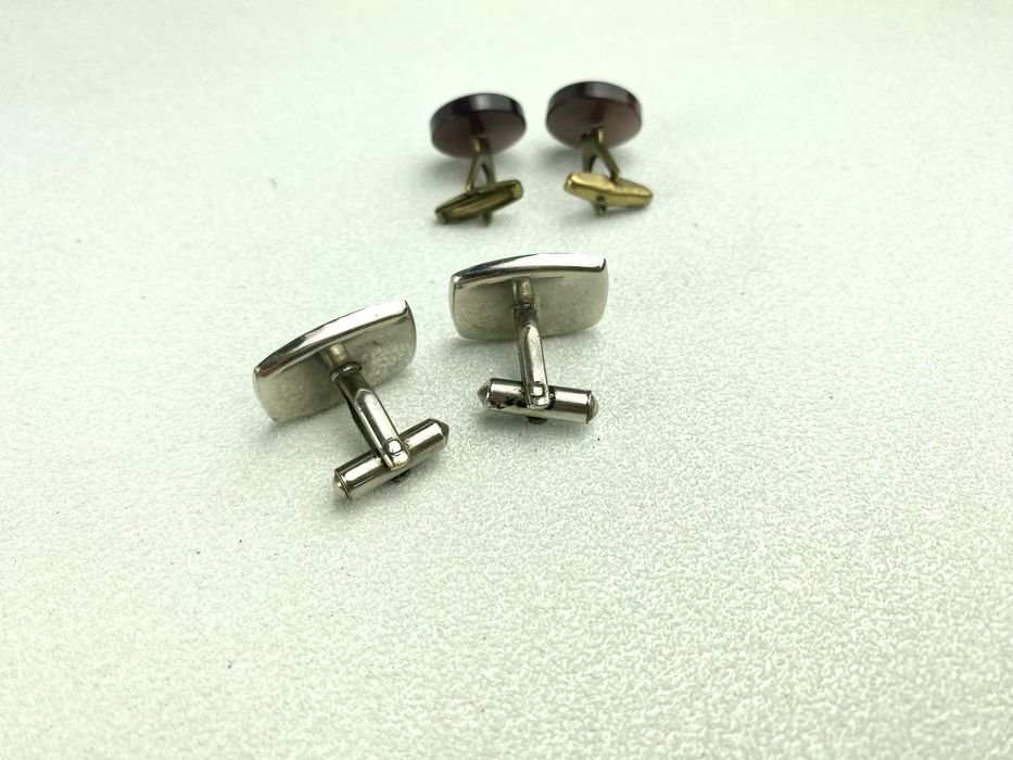 Spinki do mankietów kolorowe prl