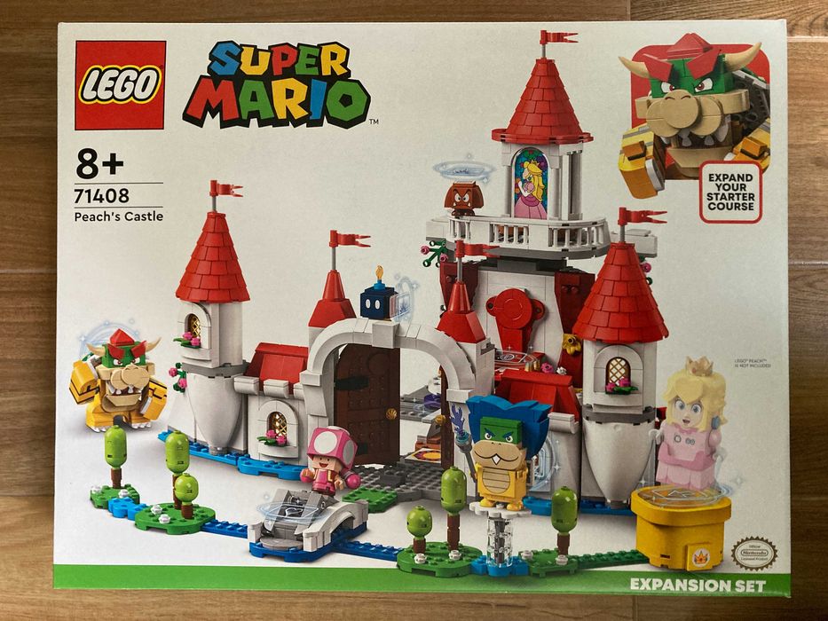LEGO 71408 Super Mario Zamek Peach, Nowy Oryginalny zestaw, Szybka wysyłka