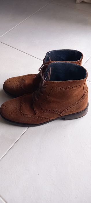 Botas camurça homem