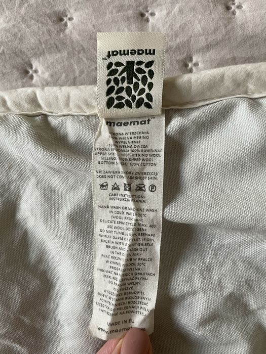 Wkładka 100% merino do wózka lub fotelika Maemat wonderwool