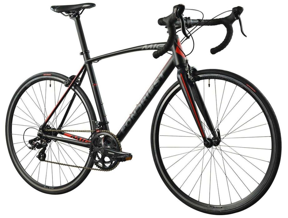 Rower szosowy FONDRIEST 110 Corsa MIG 1.O U24 28 cali Czarno-czerwony NOWY