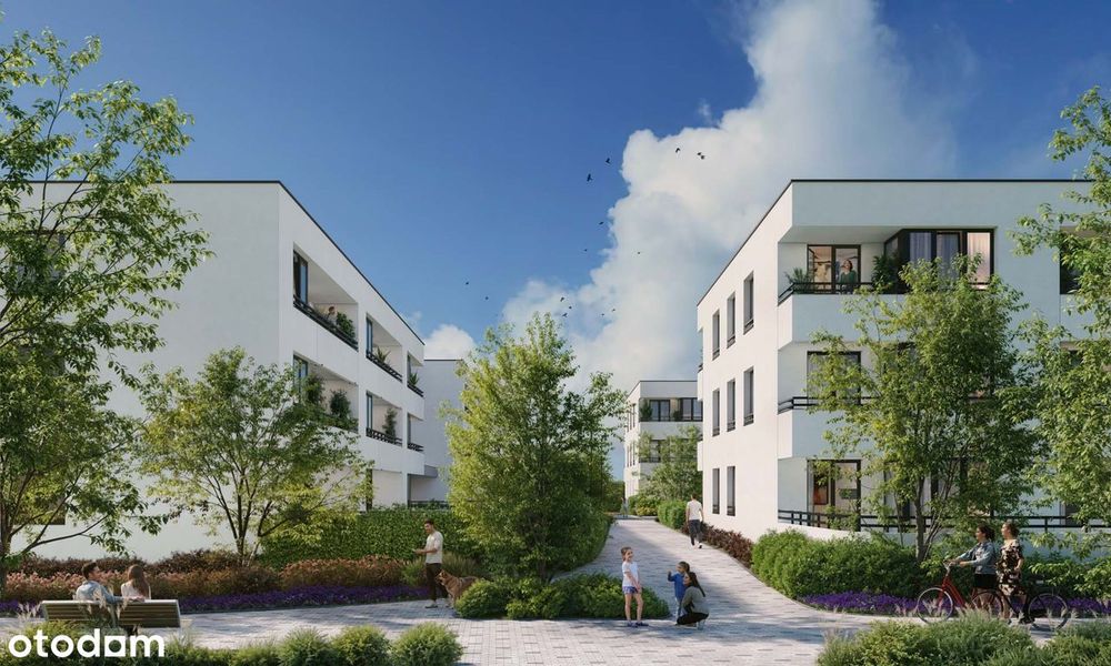 2-pokojowe mieszkanie 43m2 + balkon Bezpośrednio