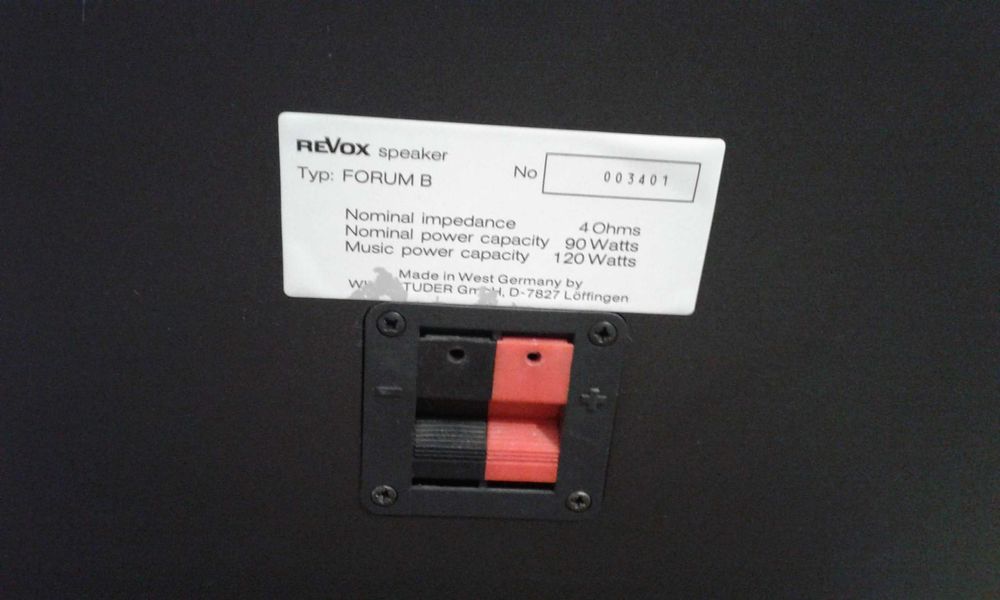 REVOX FORUM B,kolumny głośnikowe